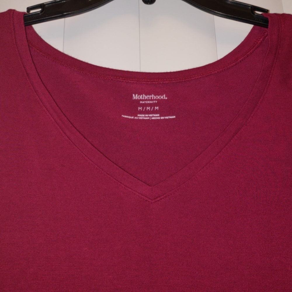 Side Ruched maternity t-shirt - Picture 3 of 4